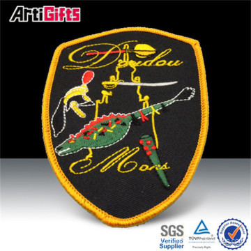 Wholesale cheap embroidery patches fabric for apparel accessories